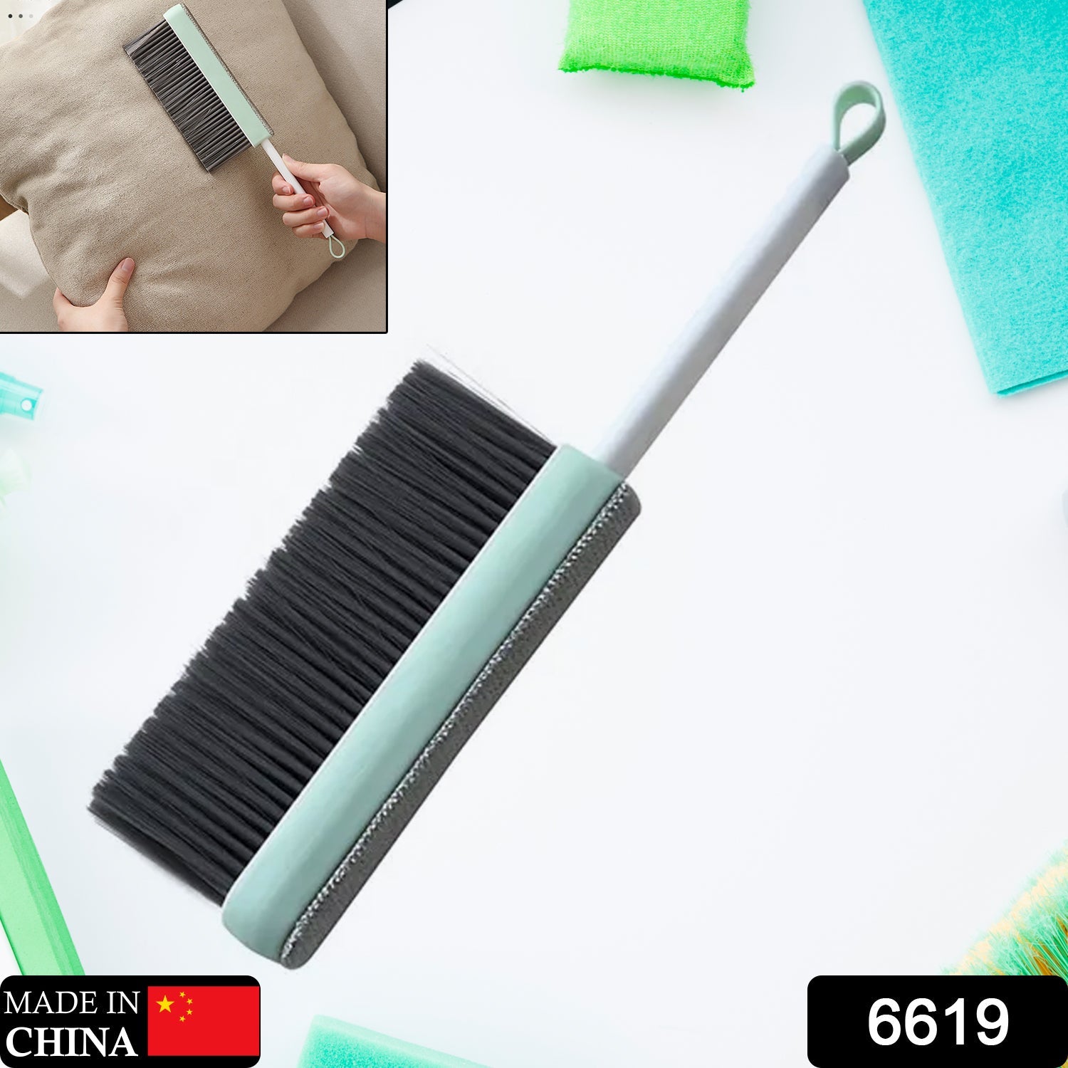 6619 Retractable Long-Handled Brush Household Cleaning Bed Sweeping Brush For Cleaning Car / Bed / Garden DeoDap 6619 Retractable Long-Handled Brush Household Cleaning Bed Sweeping Brush For Cleaning Car / Bed / Garden DeoDap
